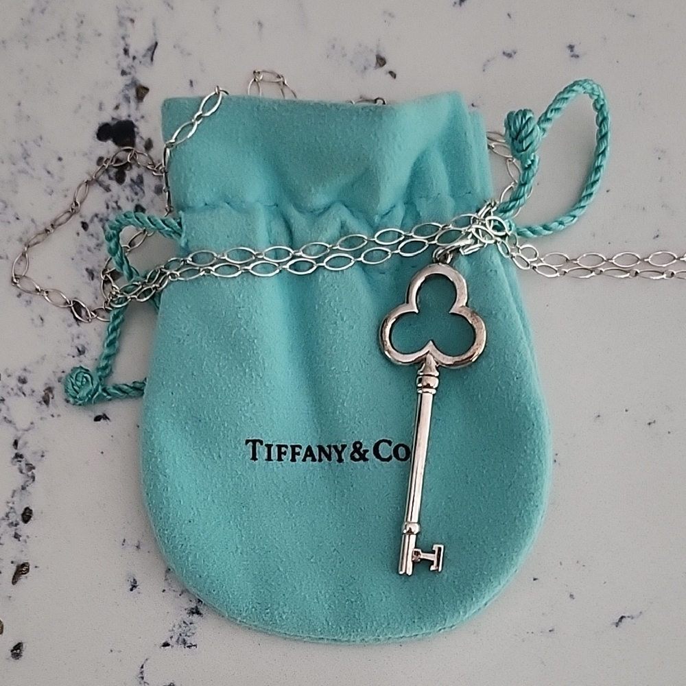 Tiffany Key Necklace On 34 Inch Chain